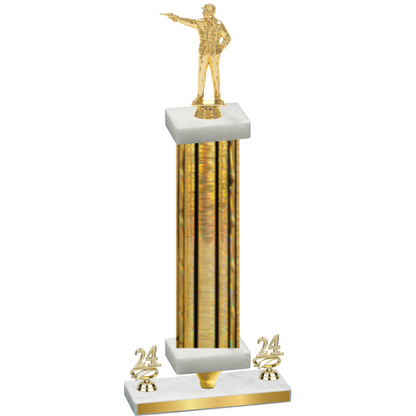 Premium Single Gold Glacier Year Shooter Trophy