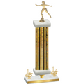 Premium Single Gold Glacier First Place Skater Trophy