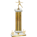 Premium Single Gold Glacier Second Place Skater Trophy