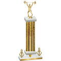 Premium Single Gold Glacier Victory Weights Trophy