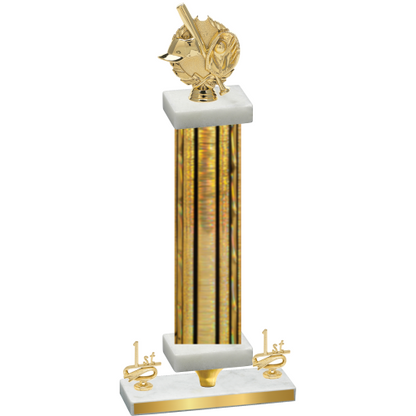 Premium Single Gold Glacier First Place Baseball Trophy