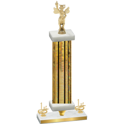 Premium Single Gold Glacier First Place Academics Trophy