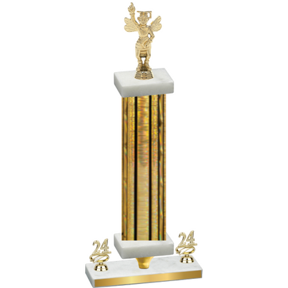 Premium Single Gold Glacier Year Academics Trophy