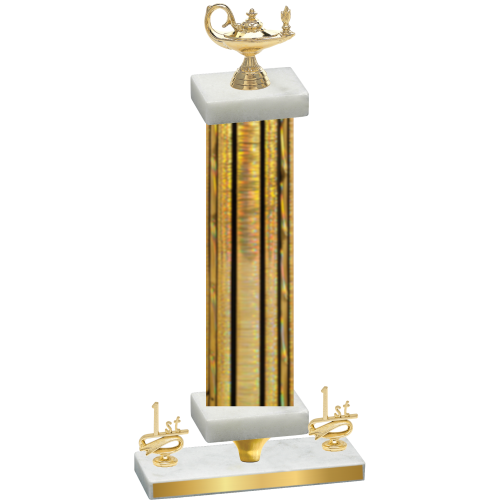 Premium Single Gold Glacier First Place Academics Trophy