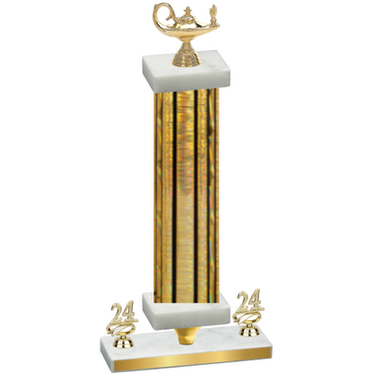 Premium Single Gold Glacier Year Academics Trophy