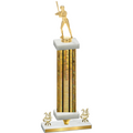 Premium Single Gold Glacier Year Softball Trophy