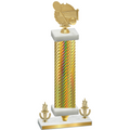 Premium Single Gold Carbon Fiber Victory Tennis Trophy