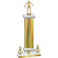 Premium Single Gold Carbon Fiber Victory Wrestling Trophy