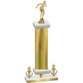 Premium Single Gold Carbon Fiber Victory Tennis Trophy