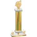 Premium Single Gold Carbon Fiber First Place Swimming Trophy