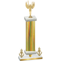 Premium Single Gold Carbon Fiber Victory Victory Trophy
