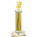 Premium Single Gold Carbon Fiber Second Place Pickleball Trophy