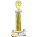 Premium Single Gold Carbon Fiber Victory Pickleball Trophy