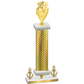 Premium Single Gold Carbon Fiber Victory Pickleball Trophy