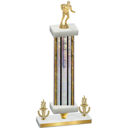 Premium Single Silver Glacier Victory Rugby Trophy