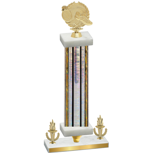 Premium Single Silver Glacier Victory Running Trophy