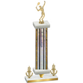 Premium Single Silver Glacier Victory Tennis Trophy