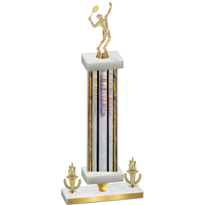 Premium Single Silver Glacier Victory Tennis Trophy