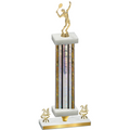 Premium Single Silver Glacier Year Tennis Trophy