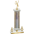 Premium Single Silver Glacier Victory Tennis Trophy