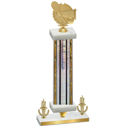 Premium Single Silver Glacier Victory Tennis Trophy