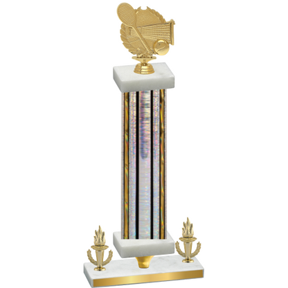 Premium Single Silver Glacier Victory Tennis Trophy