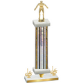 Premium Single Silver Glacier First Place Wrestling Trophy