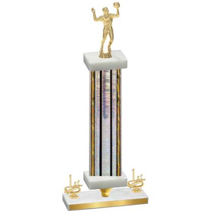 Premium Single Silver Glacier First Place Volleyball Trophy