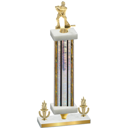 Premium Single Silver Glacier Victory Hockey Trophy