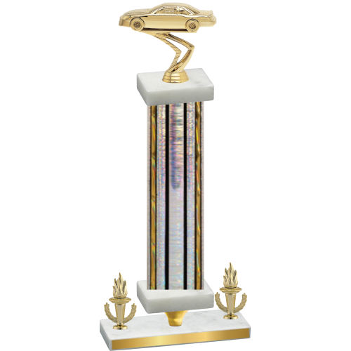 Premium Single Silver Glacier Victory Cars Trophy