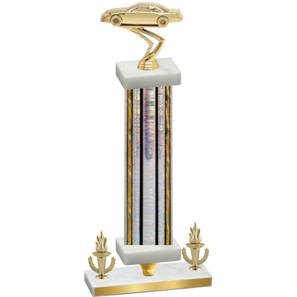 Premium Single Silver Glacier Victory Cars Trophy