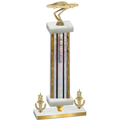 Premium Single Silver Glacier Victory Cars Trophy