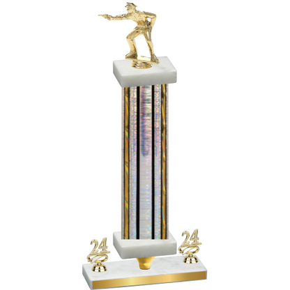 Premium Single Silver Glacier Year Shooter Trophy