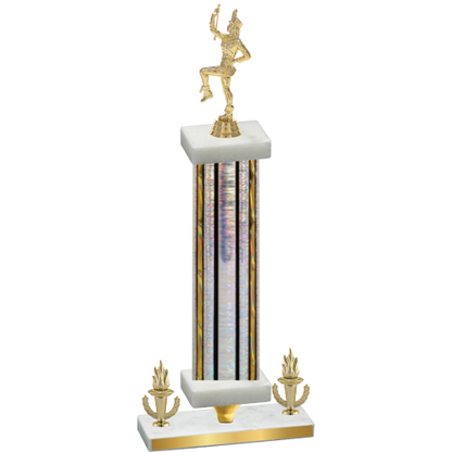 Premium Single Silver Glacier Victory Majorette Trophy