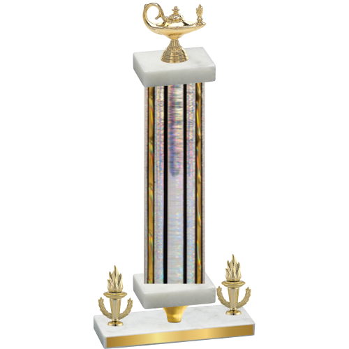 Premium Single Silver Glacier Victory Academics Trophy