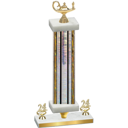 Premium Single Silver Glacier Year Academics Trophy