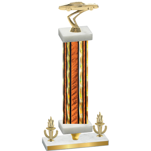 Premium Single Orange Glacier Victory Cars Trophy