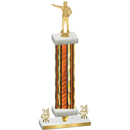 Premium Single Orange Glacier Year Shooter Trophy