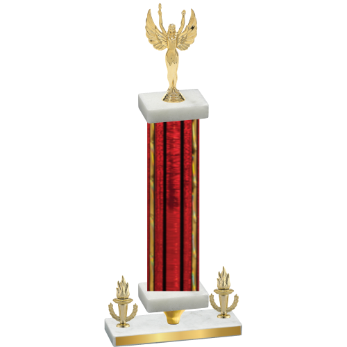 Premium Single Red Glacier Victory Victory Trophy