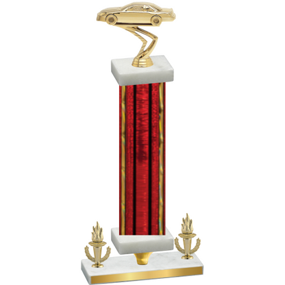 Premium Single Red Glacier Victory Cars Trophy