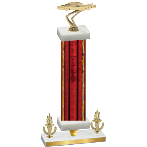 Premium Single Red Glacier Victory Cars Trophy