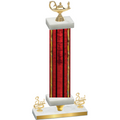 Premium Single Red Glacier Third Place Academics Trophy
