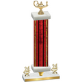 Premium Single Red Glacier Year Academics Trophy
