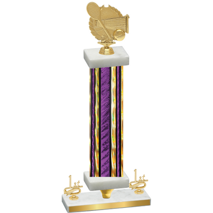 Premium Single Purple Glacier First Place Tennis Trophy