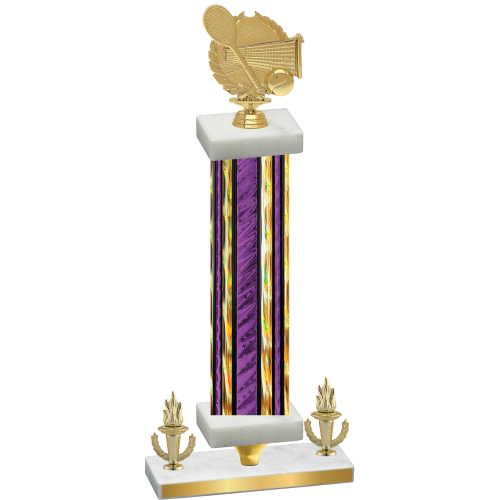 Premium Single Purple Glacier Victory Tennis Trophy