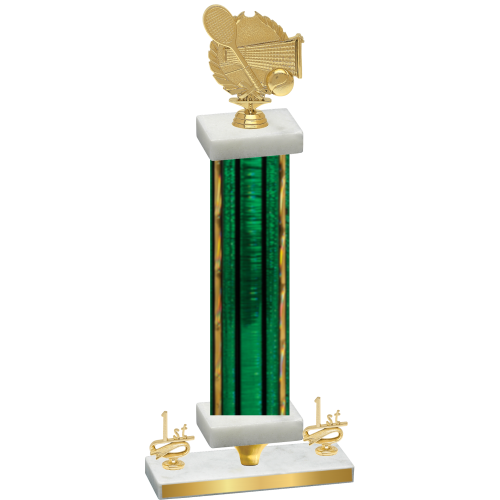 Premium Single Green Glacier First Place Tennis Trophy