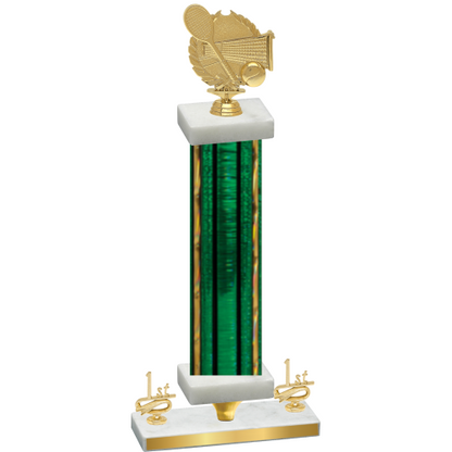 Premium Single Green Glacier First Place Tennis Trophy