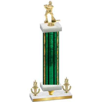 Premium Single Green Glacier Victory Hockey Trophy