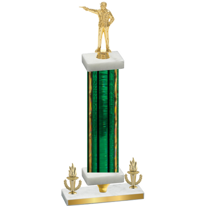 Premium Single Green Glacier Victory Shooter Trophy