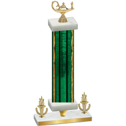 Premium Single Green Glacier Victory Academics Trophy